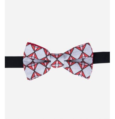 Red Bow Tie with Pattern